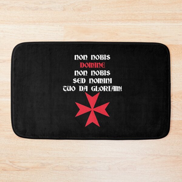 Item preview, Maltese Cross + Templar Motto designed and sold by MedievalWear.