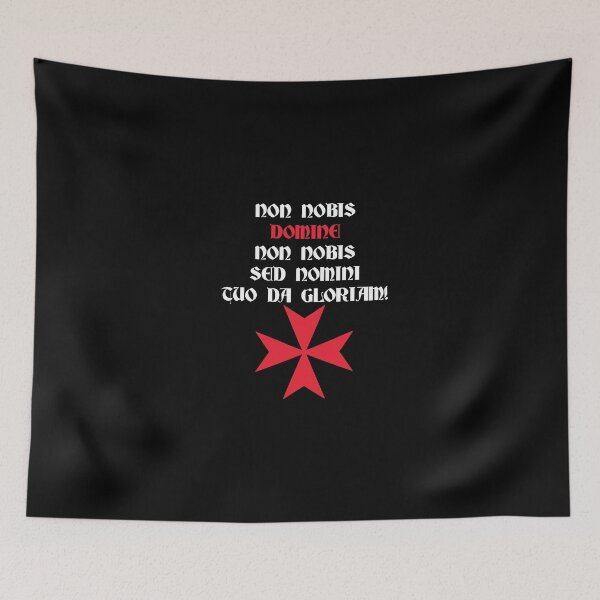 Item preview, Maltese Cross + Templar Motto designed and sold by MedievalWear.