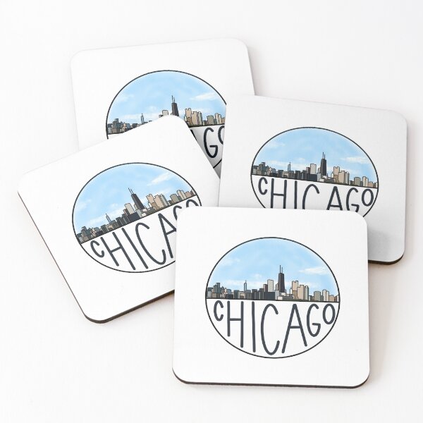 Artikelvorschau, Skyline von Chicago entworfen und verkauft von caits-corner.