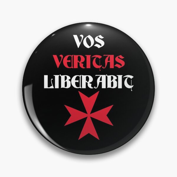 Item preview, Maltese Cross + Templar Motto designed and sold by MedievalWear.