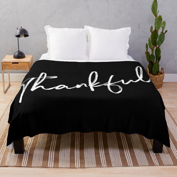Item preview, Thankful. Beautiful Typography Design. Give Thanks and Be Grateful. designed and sold by That Cheeky Tee.
