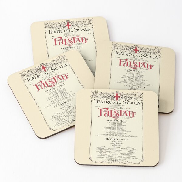 Item preview, Vintage-Style La Scala Falstaff Opera Poster designed and sold by travelwitheric.