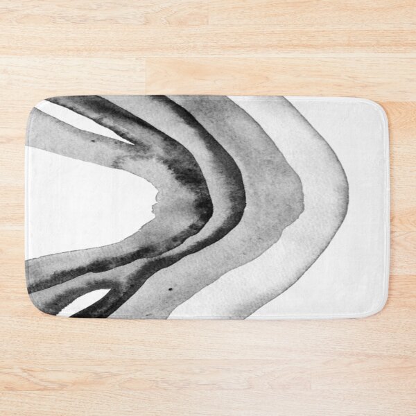 Item preview, Black and White Amethyst - original watercolour made into monochrome art designed and sold by Jenie Yolland.