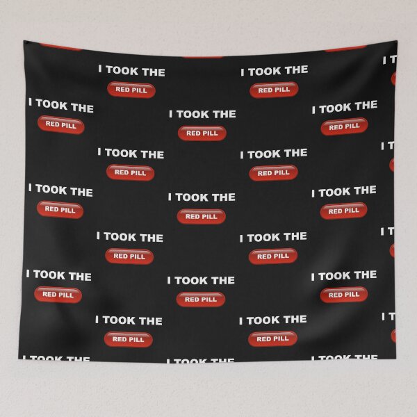 Item preview, I Took the Red Pill Conservative Pilled designed and sold by Draculaura2009.