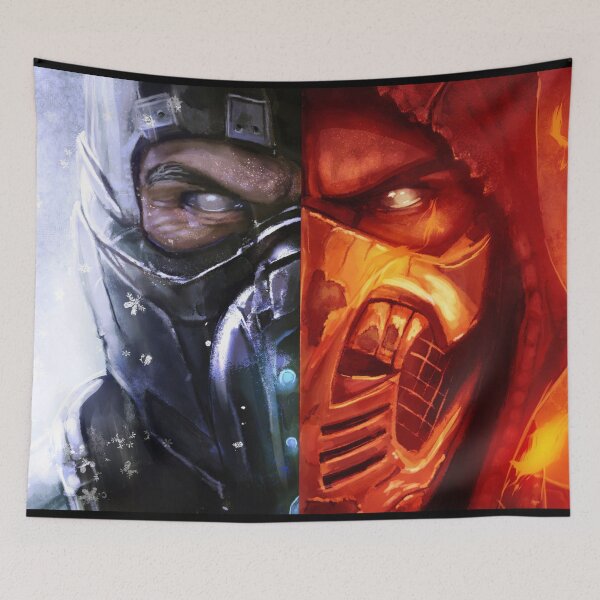 Artikelvorschau, Scorpion Sub-Zero Mortal Kombat entworfen und verkauft von The Fit.