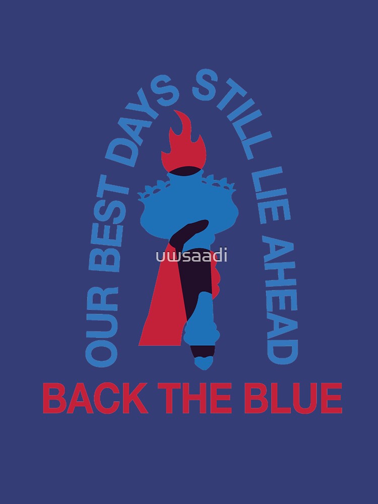 "Back the Blue" Tshirt for Sale by uwsaadi Redbubble back the blue