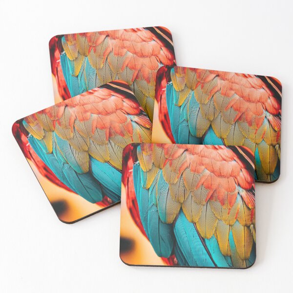 Item preview, Scarlet Macaw Feathers designed and sold by Cryptodesignz.