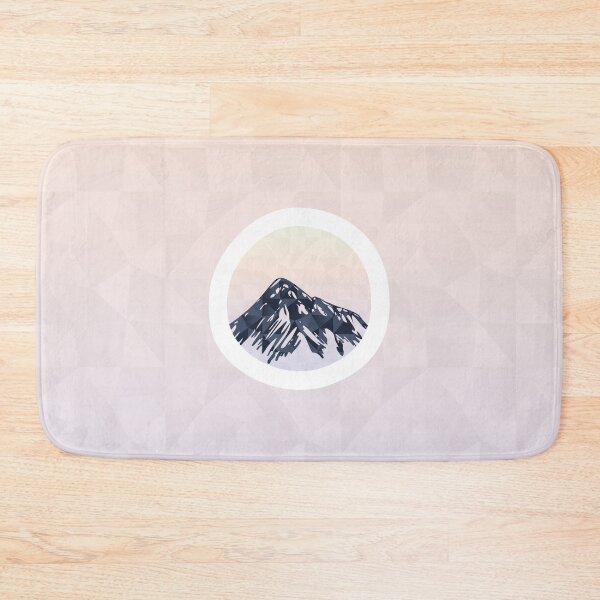Item preview, Mountain peak with triangle pattern (light) designed and sold by frangipaniarts.