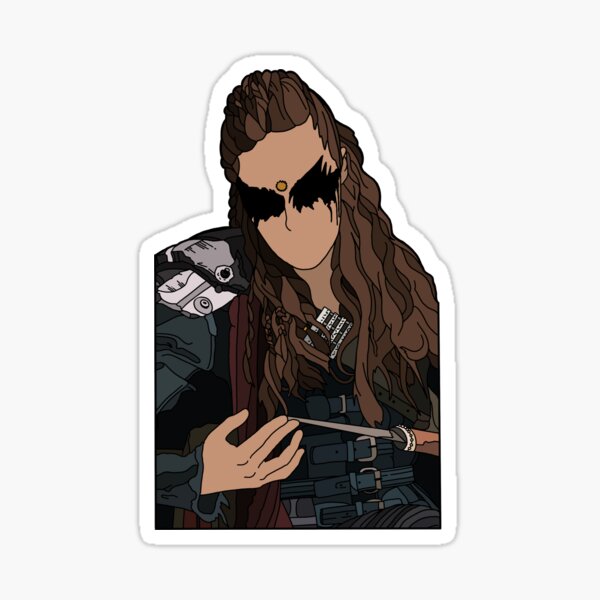 Lexa com Trikru Pegatina