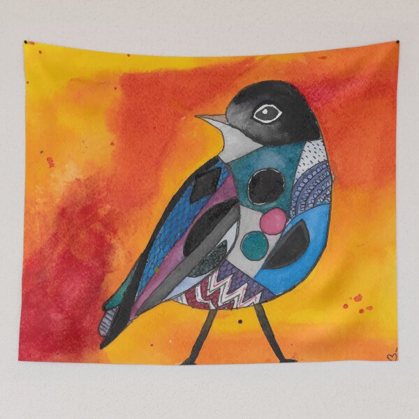 Item preview, Samira - Bird Friend, the Sky is On Fire!  designed and sold by quirkysketchy.