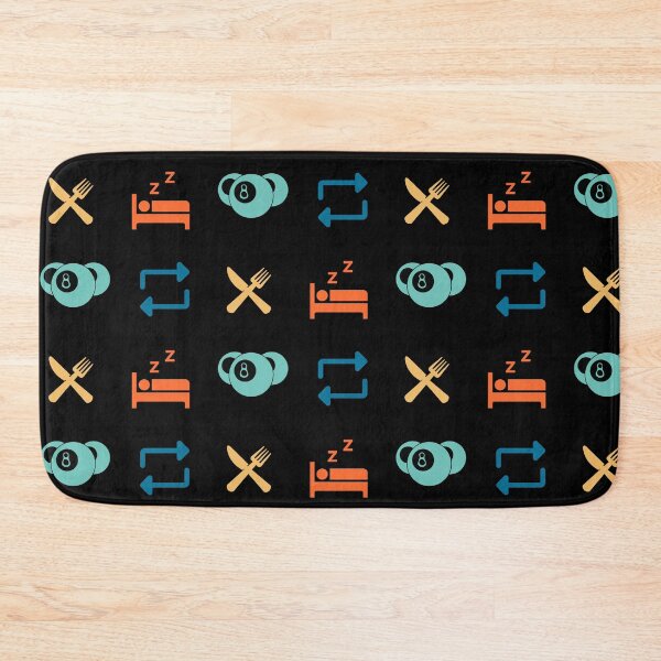 Item preview, Eat Sleep Pool Repeat Funny Retro Vintage designed and sold by somebasic.