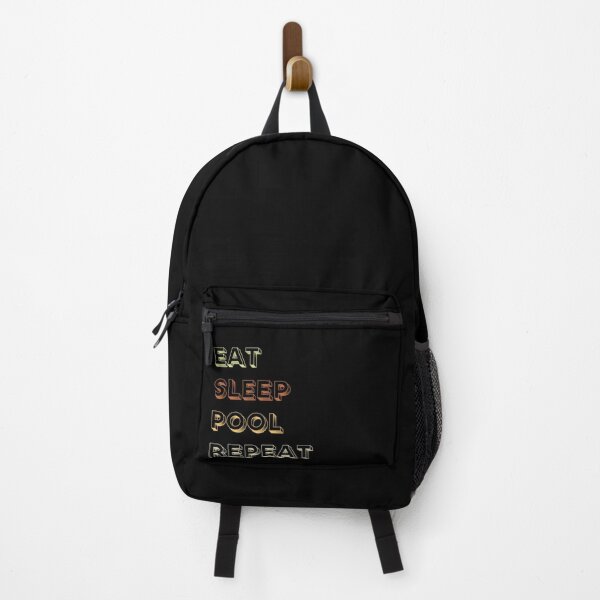 Item preview, Eat Sleep Pool Repeat Funny Retro Vintage designed and sold by somebasic.