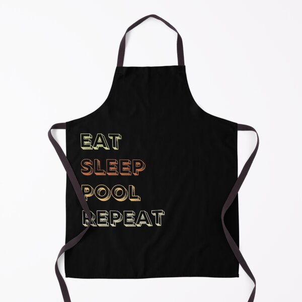 Item preview, Eat Sleep Pool Repeat Funny Retro Vintage designed and sold by somebasic.