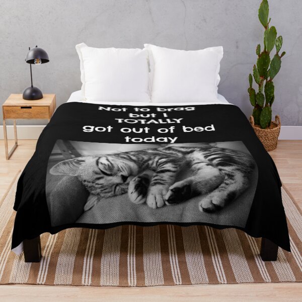 Artikelvorschau, Nicht zu prahlen, aber ich bin heute total aus dem Bett gestiegen Kitten Joke entworfen und verkauft von CottoVerdi.