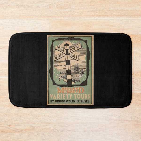 Item preview, Midland Red retro poster designed and sold by CorasPosters.