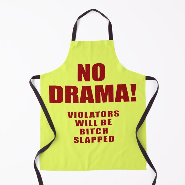 Item preview, No Drama. Print and Fabric designed and sold by Kingofdotlondon.