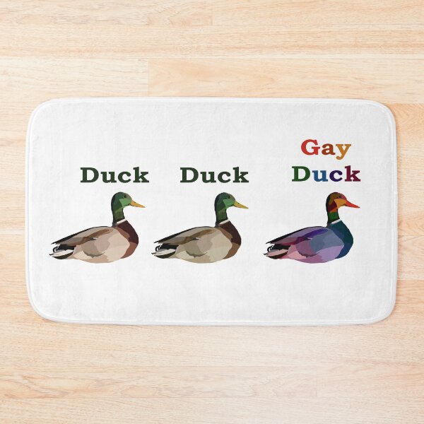 Item preview, Duck, Duck, Gay Duck designed and sold by Sarah Chatfield.