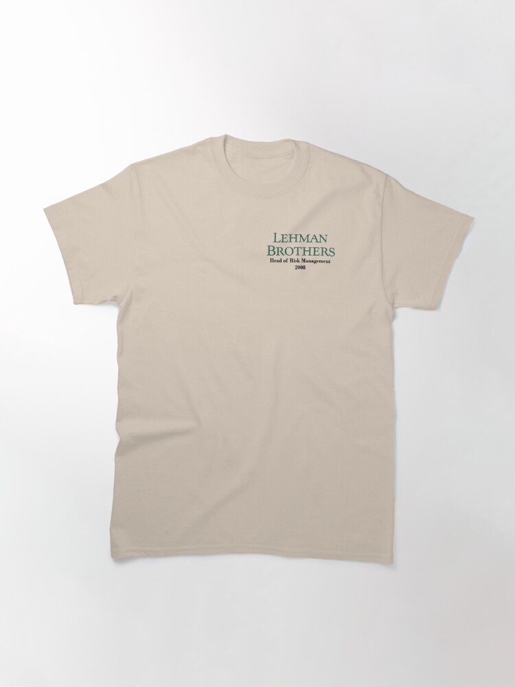 Camiseta Clásica Royal male Lehman Brothers - Jefe de Gestión de Riesgos 2008 (pequeña)