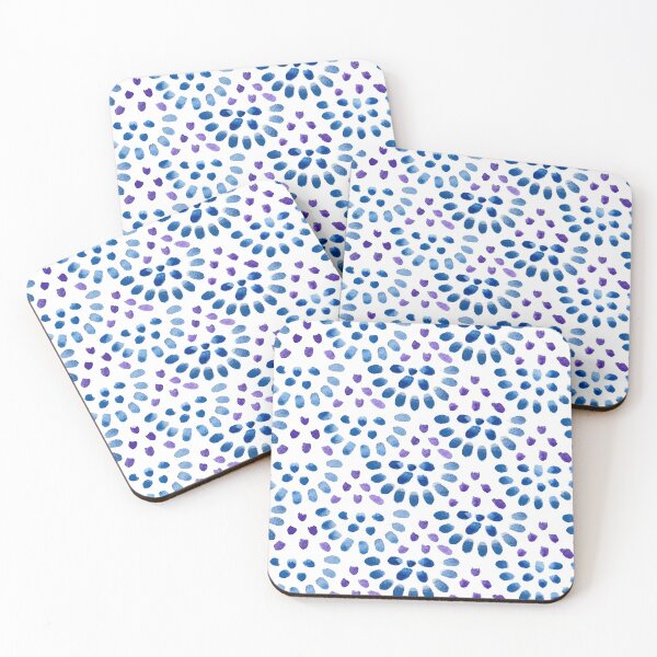 Item preview, Purple and Blue Droplets designed and sold by Eliana Southworth.
