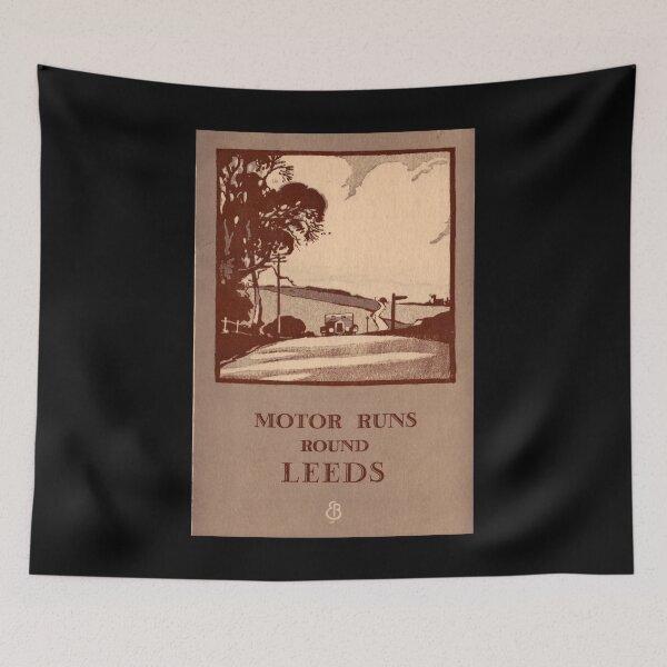 Item preview, Leeds retro poster designed and sold by CorasPosters.