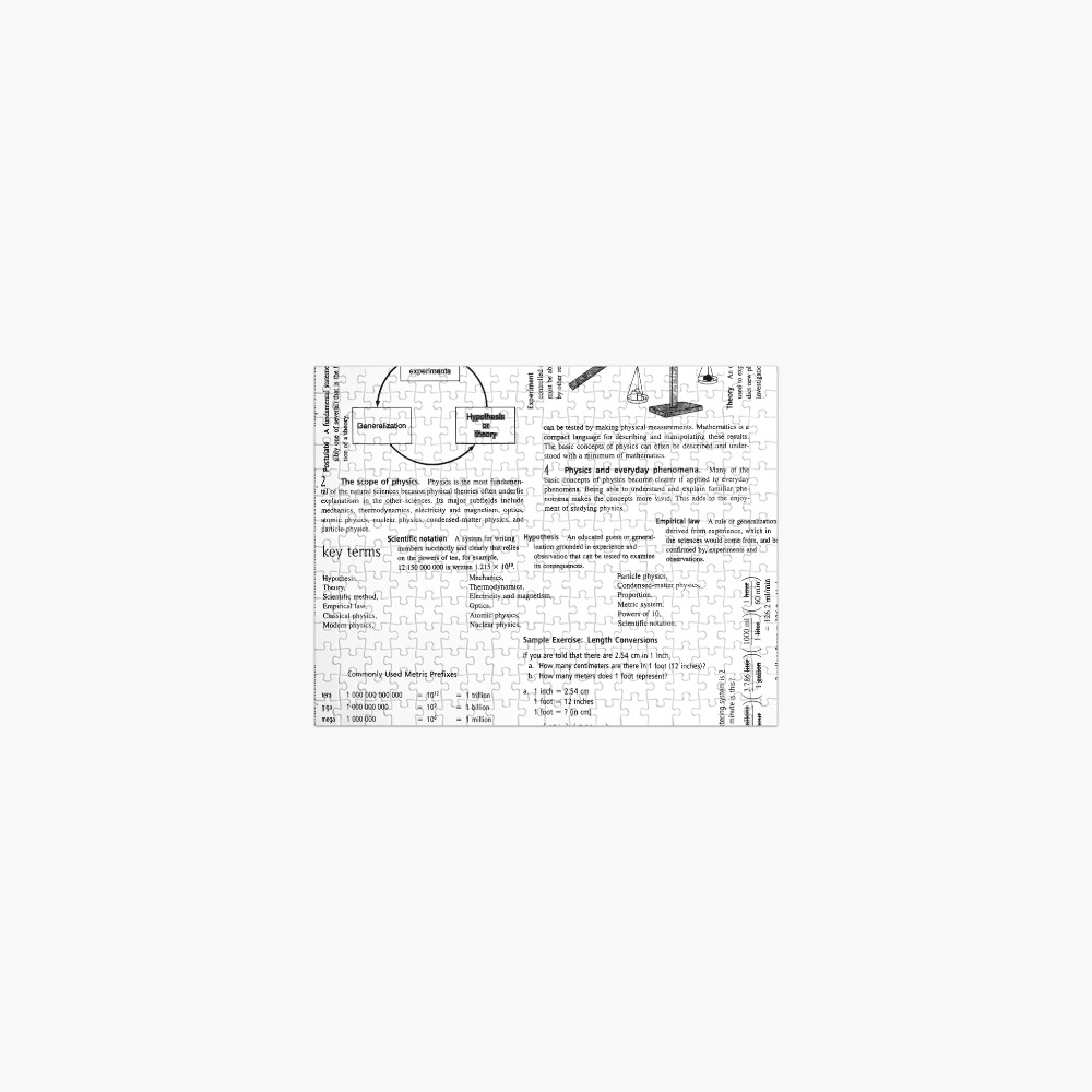 General #Physics. Chapter 1. Physics, the Fundamental #Science #GeneralPhysics #FundamentalScience Jigsaw Puzzle