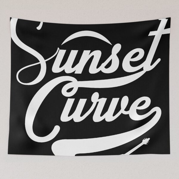 Item preview, Sunset Curve Classic Black T-Shirt designed and sold by ZYAClothingLine.