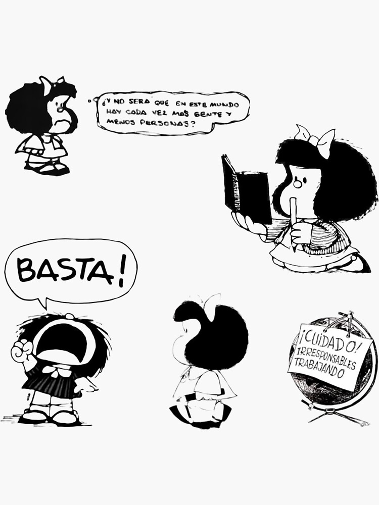 Mafalda Quino Comics Essential T-Shirt for Sale by Elena Bee