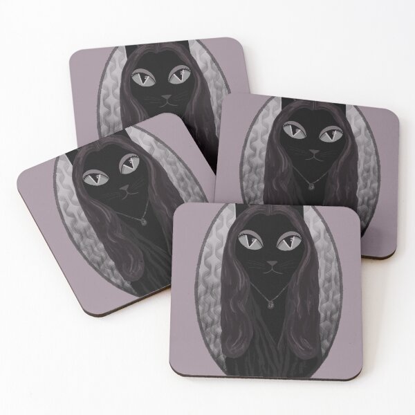 Item preview, Spooky cat designed and sold by MuertoCupcake.