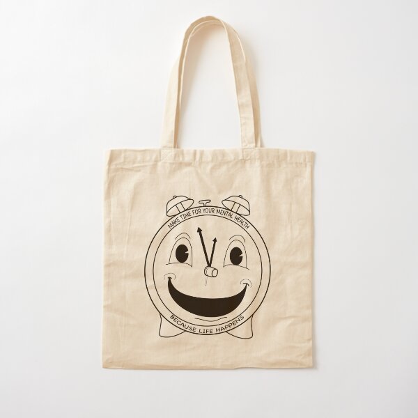 Make Time For Your Mental Health Cotton Tote Bag