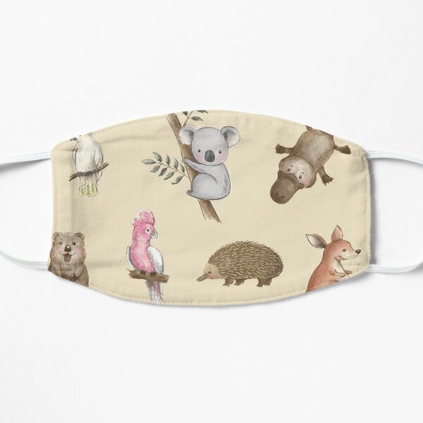 Cute Aussie Animals Pack Flat Mask