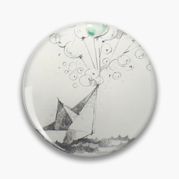 Item preview, paper boat with baloons - BIG - watercolor designed by Tizi Graphics designed and sold by TiziGraphics.