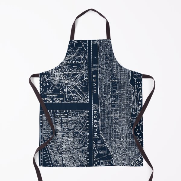 Item preview, Vintage New York City Street Map designed and sold by Sasha Art Gallery.