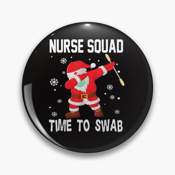 Item preview, Nurse squad time to swab funny christmas designed and sold by trendingshop97.
