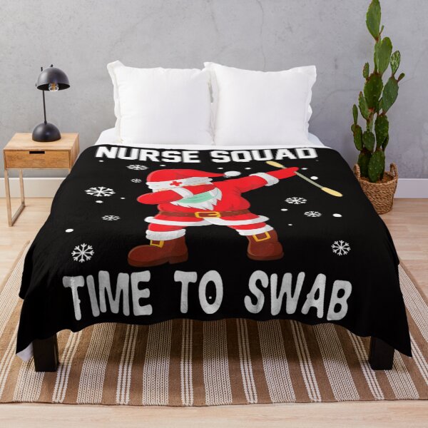 Item preview, Nurse squad time to swab funny christmas designed and sold by trendingshop97.