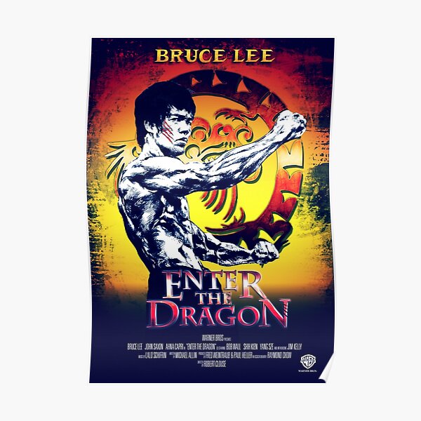 &ldquo;Enter The Dragon&rdquo; Poster by fantasybrush | Redbubble
