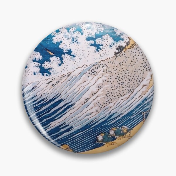 Item preview, Boat in Waves Japanese Vintage Wave Art designed and sold by VintageArchive.