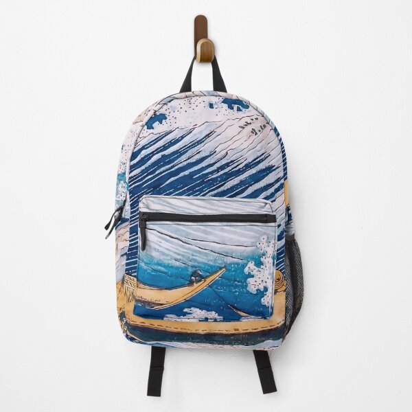Item preview, Boat in Waves Japanese Vintage Wave Art designed and sold by VintageArchive.