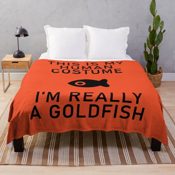 Item preview, This is my Human Costume, I'm Really A Goldfish Halloween Funny designed and sold by Shujii.