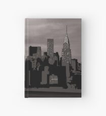 Cuaderno de tapa dura New York skyline - black and white minimal