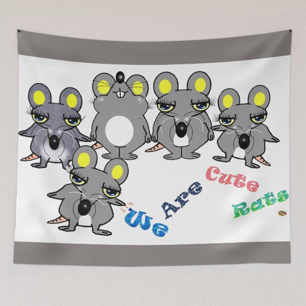Item preview, Cute rats  designed and sold by Shirley cute art .
