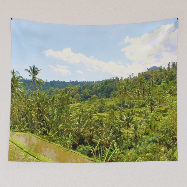 Item preview, Rice Field Terraces In Bali designed and sold by Sofia Yaron.