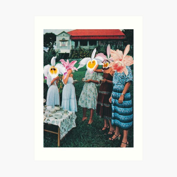 Conversing With The Wildflowers Art Print