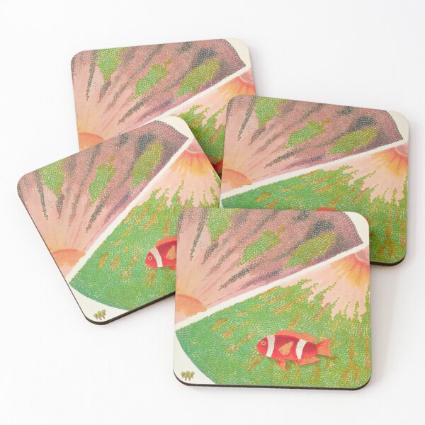 Item preview, Great Barrier Reef Anemones and Anemonefish Vintage Illustration designed and sold by VintageArchive.