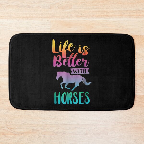 Item preview, Cute Life Is Better With Horses Horseback Riding  designed and sold by OttoAngel.