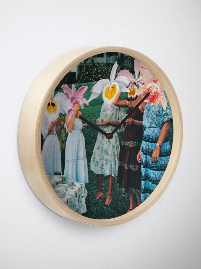 Alternate view of Conversing With The Wildflowers Clock