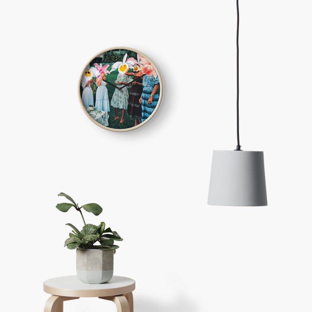 Conversing With The Wildflowers Clock