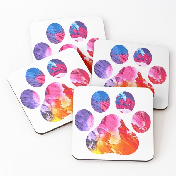Item preview, Paw Print | Colorful Paint designed and sold by MeowMerch.
