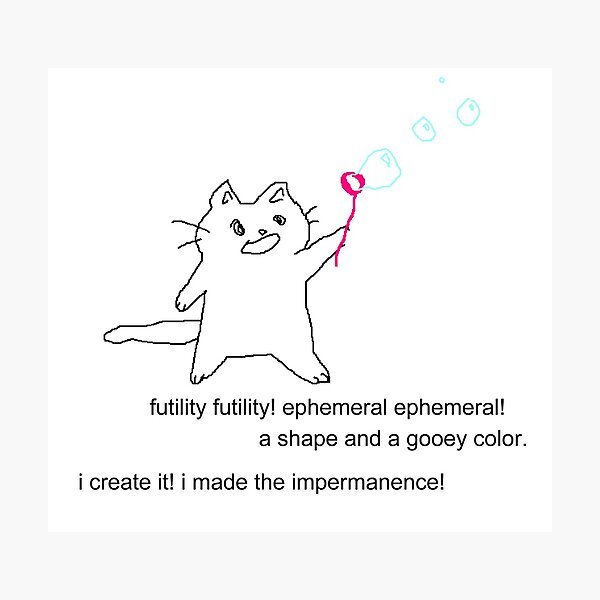 Item preview, ephemeral bubbles designed and sold by robinauts.