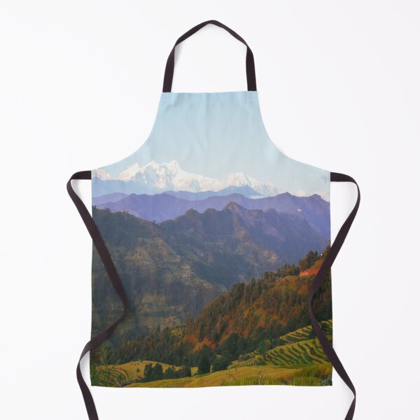 Item preview, Winter countryside mountain view designed and sold by Mariolangstieh.
