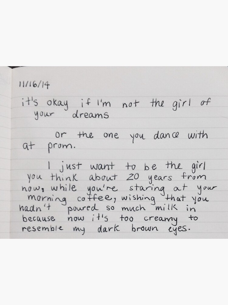 "Brown Eyes Poem" Sticker for Sale by abbylonkert Redbubble